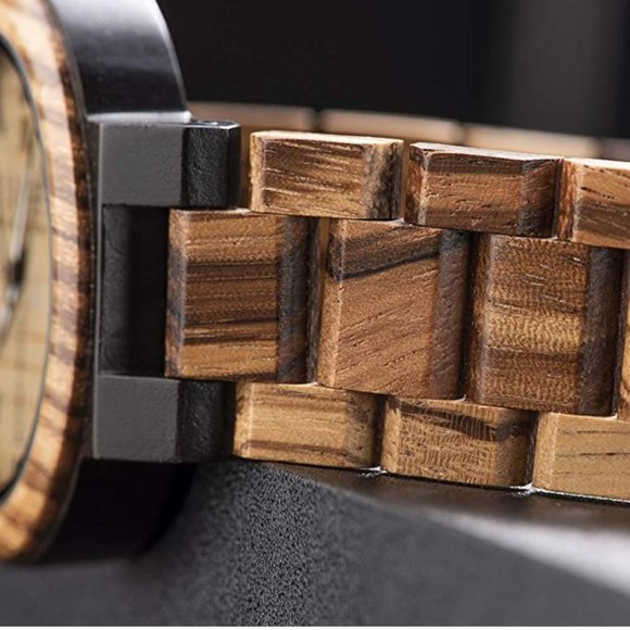 BOBO BIRD Wooden Casual Mens Stylish Wristwatch - Picture 6 of 7